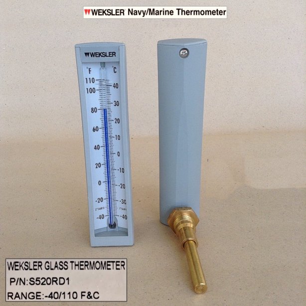 WEKSLER THERMOMETER MODEL : S520RD1 RANGE : -40-110 F/C