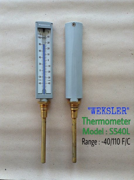 WEKSLER THERMOMETER MODEL : S540LD1 RANGE : -40-110 F/C
