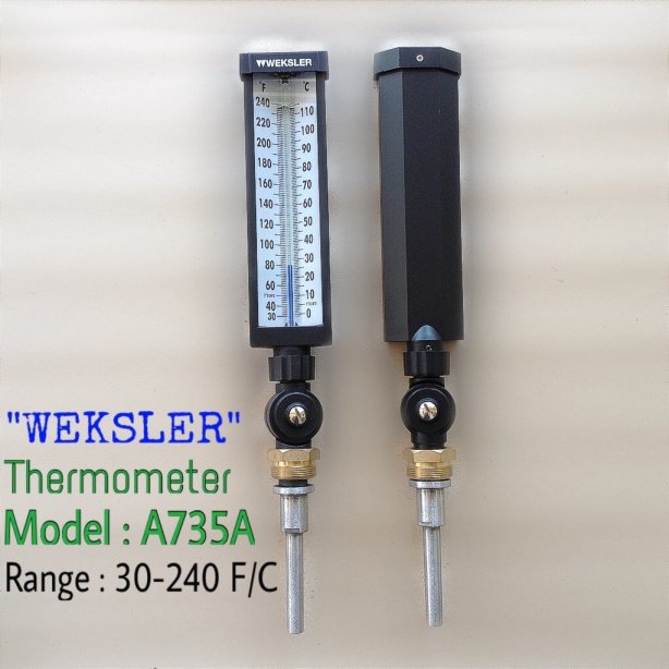 WEKSLER ADJUSTABLE ANGLE THERMOMETER MODEL : A735AD4 RANGE : 30-240 F/C