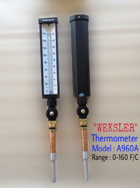 "WEKSLER" ADJUSTABLE ANGLE THERMOMETER MODEL : A960AD3 0-160 F&C