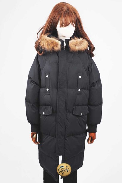 เช่าเสื้อขนเป็ด รุ่น  Vanta Black Down Coat 0911GDL622FABK