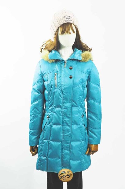 เช่าเสื้อขนเป็ด รุ่น  Turquoise Blue Down Jacket 0911GDS590FABLXL1