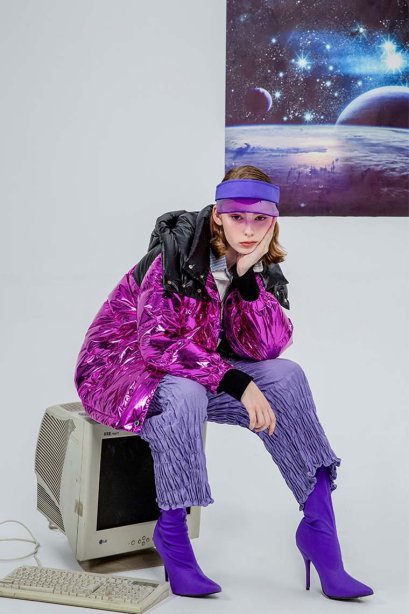 เช่าเสื้อขนเป็ด รุ่น Amethyst Jacket  0911GDS610FAPP