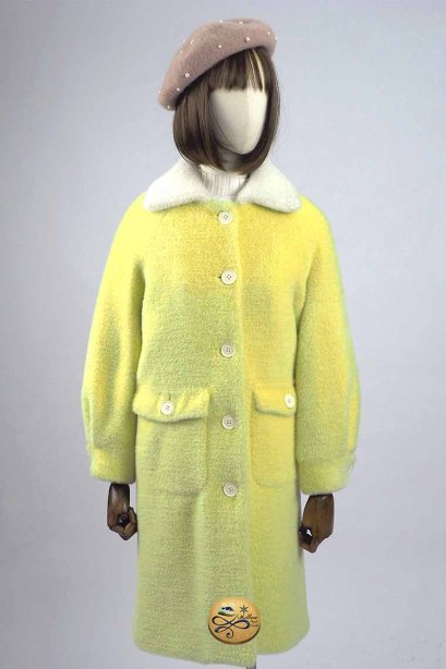 เช่าเสื้อโค้ทผู้หญิง รุ่น  Faux Fur Fluffy  Sulphur SpringTop Coat  905GCF406FAYES1