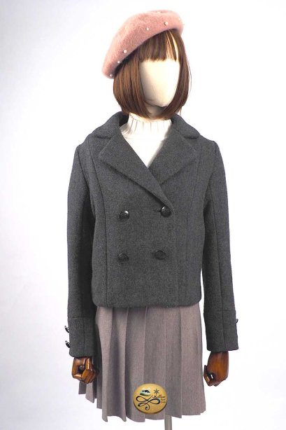 เช่าเสื้อโค้ทผู้หญิง รุ่น  Navy Peony Pea Coat  902GCS210FADGS1