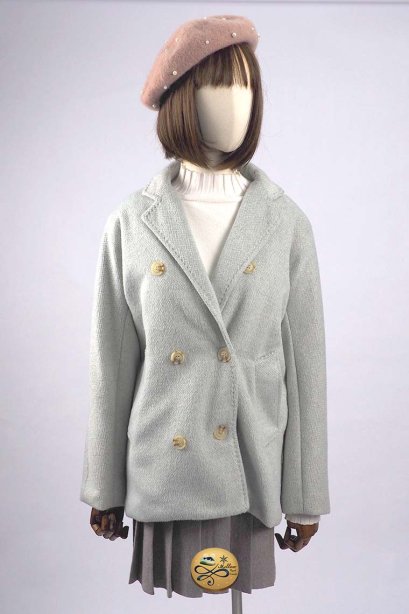 เช่าเสื้อโค้ทผู้หญิง รุ่น  Glacier Gray Pea Coat 902GCS287FAGY2XL1