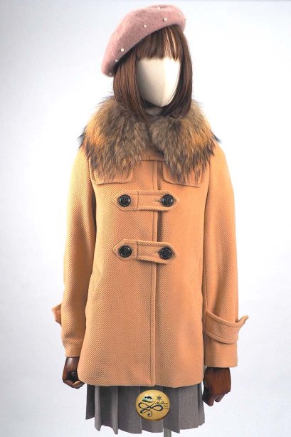 เช่าเสื้อโค้ทผู้หญิง รุ่น  Peacan Brown Duffle Coat  902GCL196FABRS1