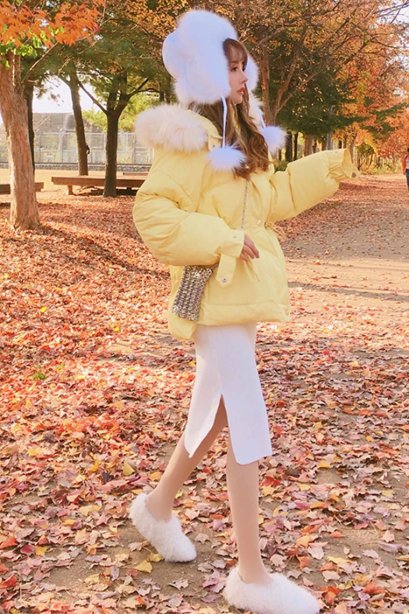 เช่าเสื้อขนเป็ด รุ่น  Daffodil Delight Down Jacket 0911GDS618FAYE