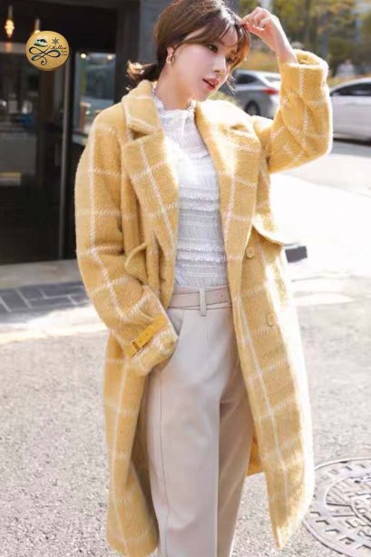 เช่าเสื้อโค้ทผู้หญิง รุ่น  Faux Mink Fluffy Samoan SunTop Coat  902GCL219FAYEM1