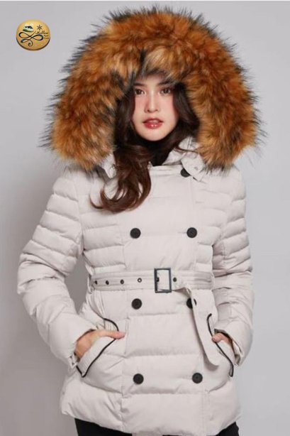 เช่าเสื้อขนเป็ดรุ่น   483 MINUS DOWN COAT WITH BELT  0909GDL588COGY