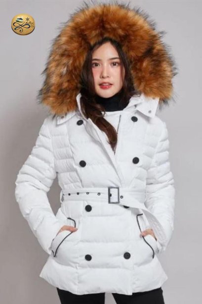 เช่าเสื้อขนเป็ดรุ่น  483 MINUS DOWN COAT WITH BELT  0909GDL588COWH