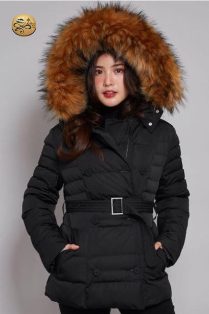 เช่าเสื้อขนเป็ดรุ่น 483 MINUS DOWN COAT WITH BELT	0909GDL588COBK