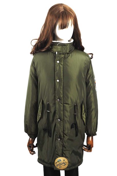 เช่าเสื้อขนเป็ดรุ่น  Forest Green Padded Overcoat 0912GDS658FAGN