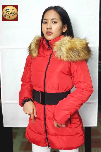 เช่าเสื้อขนเป็ดรุ่น  Fort York Red Padded Overcoat  0912GDS643FARES1