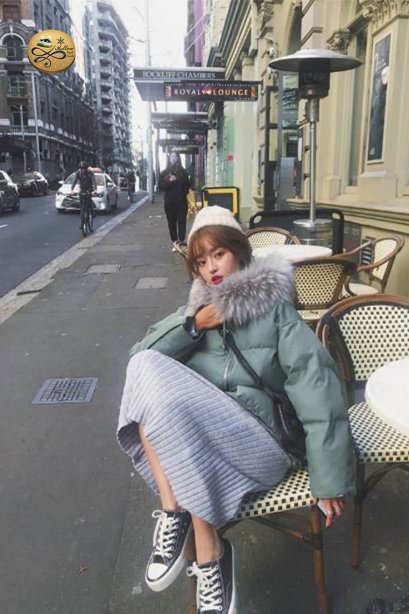 เช่าเสื้อขนเป็ด รุ่น  Padded Overcoat  2001GDS2054FAGN4XL1