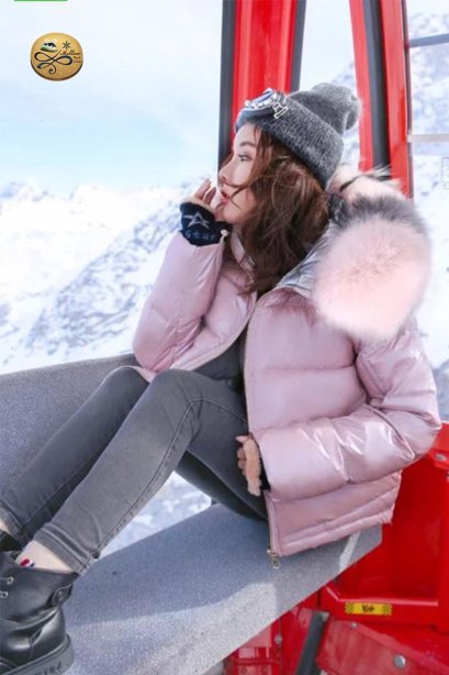 เช่าเสื้อขนเป็ดรุ่น    Milky Rasberry Down Jacket  0909GCL523DSPK