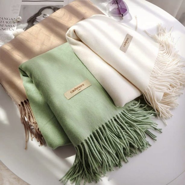 SC-001 ผ้าพันคอแคสเมียร์ CASHMERE SCARF