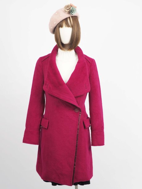เช่าเสื้อโค้ทผู้หญิง รุ่น Raspberry Rose Double Breasted Coats	2009GCL837FARE1