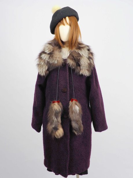 เช่าเสื้อโค้ทผู้หญิง รุ่น Plum Caspia Coat	2009GCL842FARE1