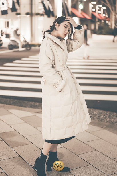 เช่าเสื้อขนเป็ดรุ่น  Down Overcoat  2001GDL2049FACR3XL1