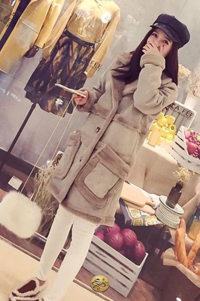 เช่าเสื้อโค้ทผู้หญิง รุ่น  Cannoli Cream Coat   2006GCL715FABR1