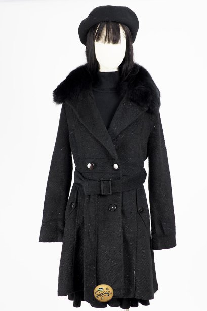 เช่าเสื้อโค้ทผู้หญิง รุ่น  Black Beauty Princess Coat 2006GCL788FABK1