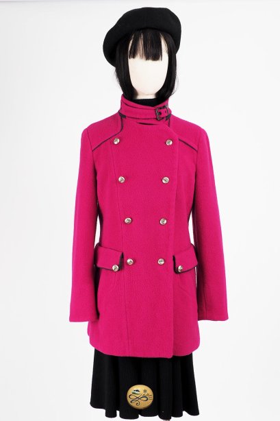 เช่าเสื้อโค้ทผู้หญิง รุ่น  Fur collar Sweet Sugarplum Coat  2008GCL804FAPK1