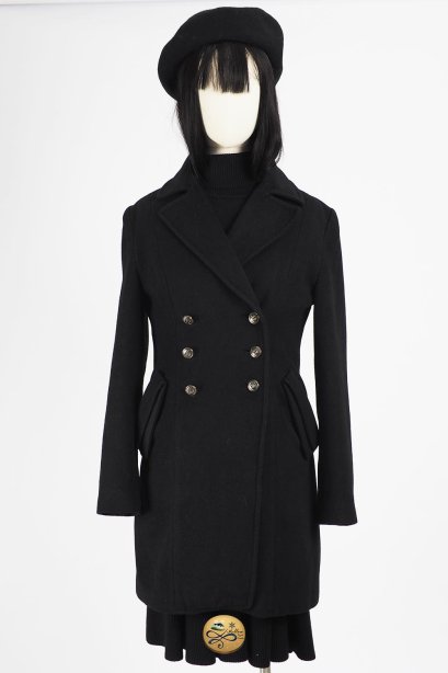 เช่าเสื้อโค้ทผู้หญิง รุ่น  Black Beauty Coat  2008GCL807FABK1