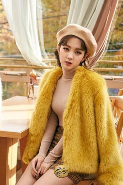 เช่าแจ็คเก็ตเฟอร์ รุ่น Fur Faux Melon Yellow jacket	 909GJF537FAYEL1