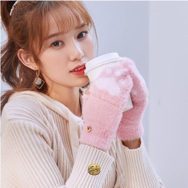 GL-010 ถุงมือกันหนาวไหมพรม