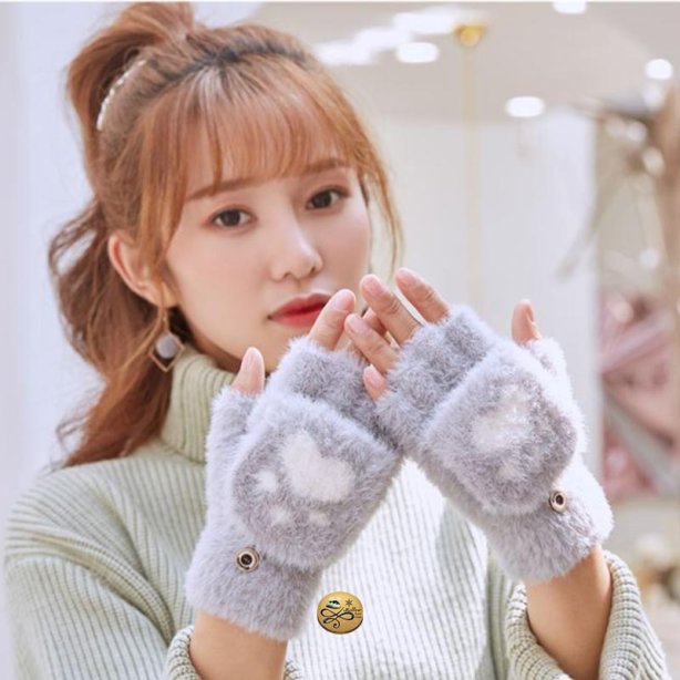 GL-008 ถุงมือกันหนาวไหมพรม