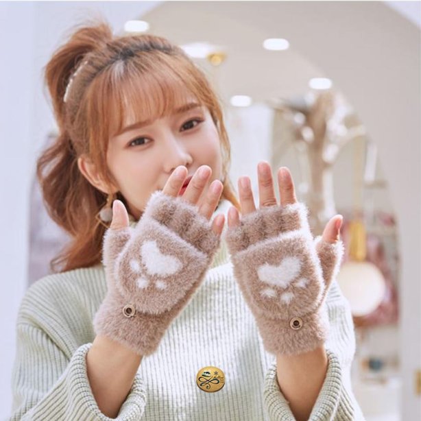 GL-007 ถุงมือกันหนาวไหมพรม