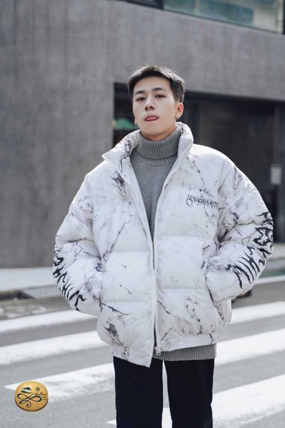 เช่าเสื้อขนเป็ด รุ่น   Coat for Man 2001MDS2058FAWH