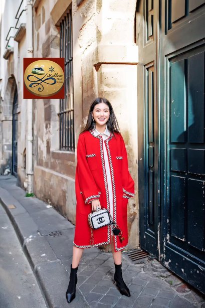 เช่าเสื้อโค้ทผู้หญิง รุ่น    Currant Candy Long Coat	0911GCL607FAREF1