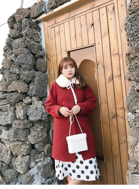 เช่าเสื้อโค้ทผู้หญิง รุ่น  Carmim top coat	0909GCL510FARE