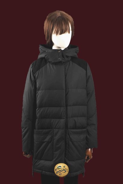 เช่าเสื้อขนเป็ดรุ่น  Coal Black Padded Overcoat 0912GDS642FABK3XL1