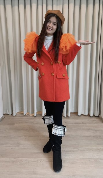 เช่าเสื้อโค้ทผู้หญิง  รุ่น *** Limited Edition ***  Red Dragon Peacoat	2107GCS1093FARE1