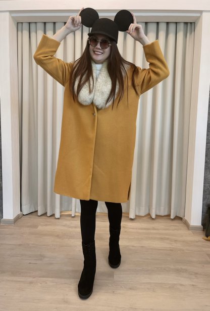 เช่าเสื้อกันหนาว รุ่น  Autumn Maple Single Breasted Coat 2109GCL1585FAYE1