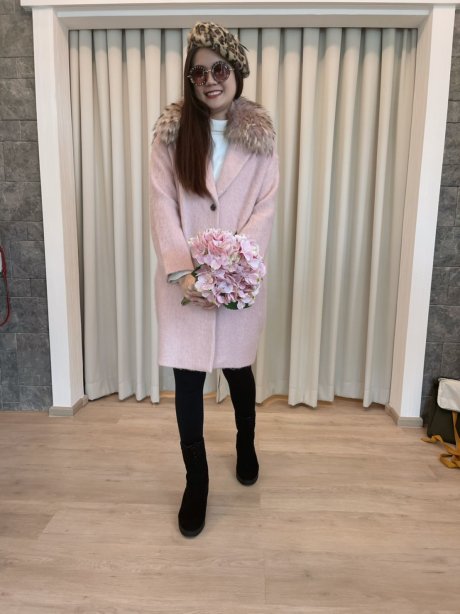 เช่าเสื้อกันหนาว รุ่น Silver Peony Single Breasted Coat	2108GCL1542FAPK1