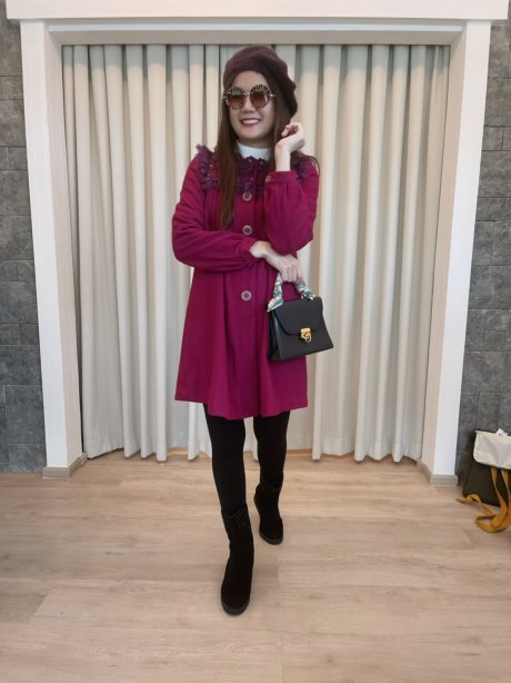 เช่าเสื้อกันหนาว รุ่น Barberry Single Dress Coat	2108GCL1489FAPK1