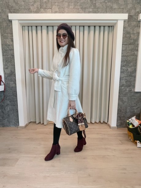 เช่าเสื้อกันหนาว รุ่น Alhambra Cream Dress Coat	2108GCL1477FACR1