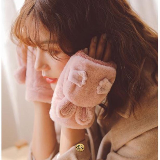 GL-024 ถุงมือกันหนาวขนกระต่าย