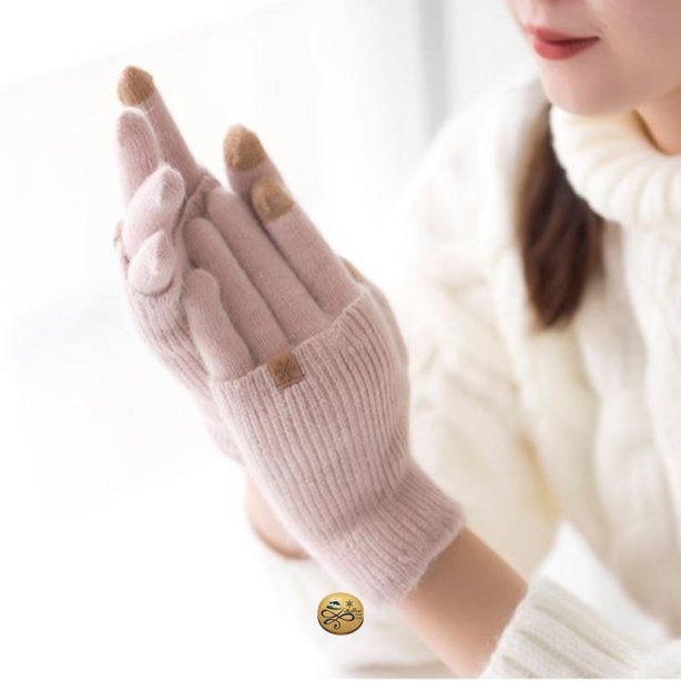 GL-014 ถุงมือกันหนาวไหมพรม