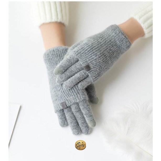 GL-013 ถุงมือกันหนาวไหมพรม