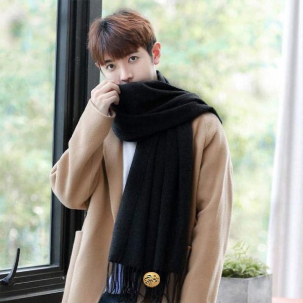 SC-008 ผ้าพันคอแคสเมียร์ผู้ชาย CASHMERE SCARF