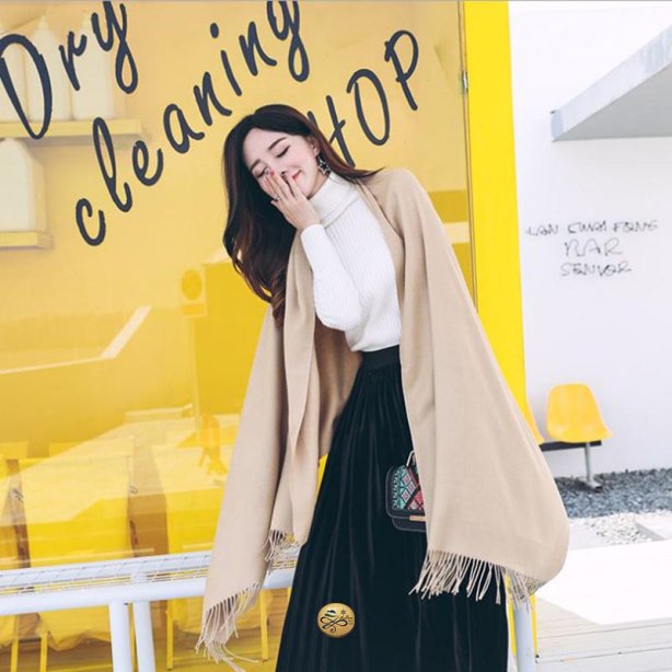 SC-003 ผ้าพันคอแคสเมียร์ CASHMERE SCARF