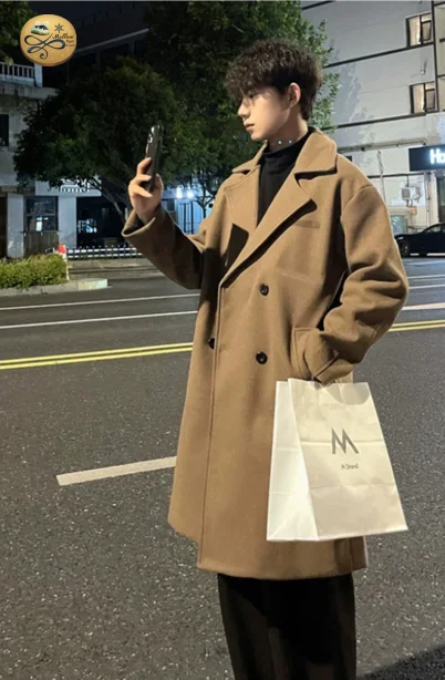 เช่าเสื้อกันหนาว รุ่น  Winter Thickened High-End Stylish Trench Coat, Oversized Long Coat WINTERCLOTHFA0159