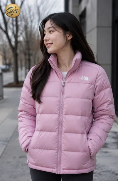 เช่าเสื้อกันหนาว รุ่น The North Face Pink 600-Fill Down Jacket WINTERCLOTHFA0296