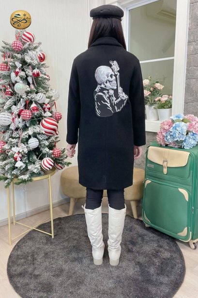 เช่าเสื้อโค้ทผู้หญิง  รุ่น  Simple Buttom Up Coat	2103GCL1023FABK1