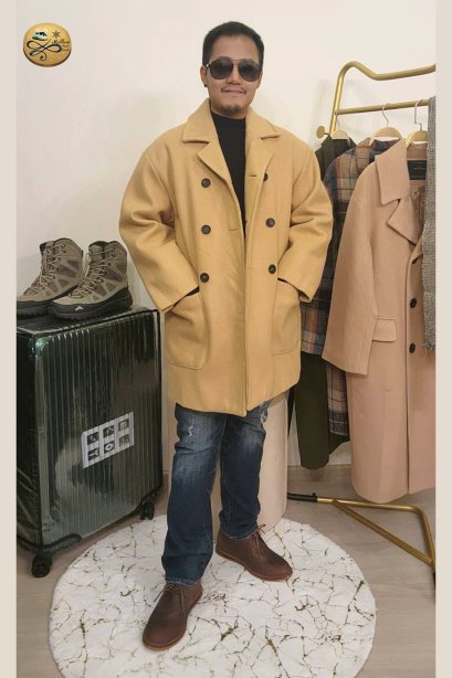 เช่าเสื้อกันหนาว รุ่น Spedia Tint Double Breasted Coat	2108GCF1429FABR1